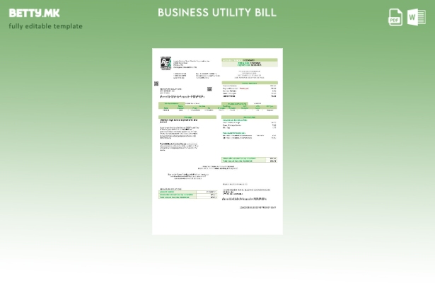 USA Ohio Lorain Medina Rural Electric деловна сметка за комунални услуги